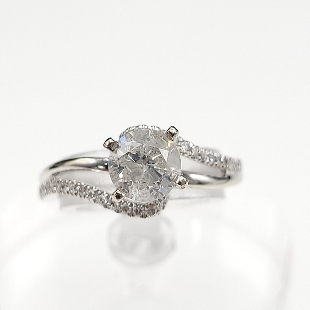 14K Gabriel & Co engagement ring